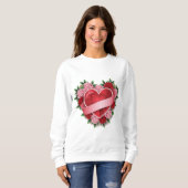 SWEATSHIRT MOTIF AMOUR (Devant entier)
