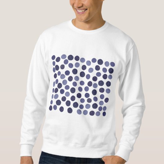 Sweatshirt Motif Blueberry (Devant)