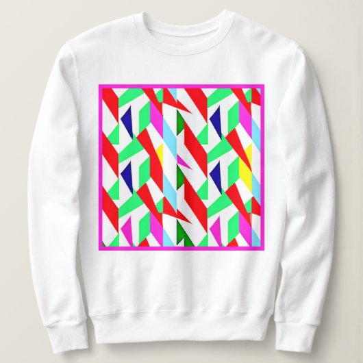 Sweatshirt Motif chromatique coloré (Design devant)
