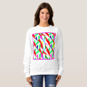 Sweatshirt Motif chromatique coloré (Devant entier)