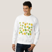 Sweatshirt Motif citron et citron vert (Devant entier)