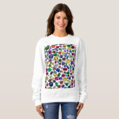 Sweatshirt Motif coloré Gemstone & Diamond (Devant entier)