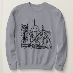 Sweatshirt Motif de campement par Babbie - Martha's Vineyard