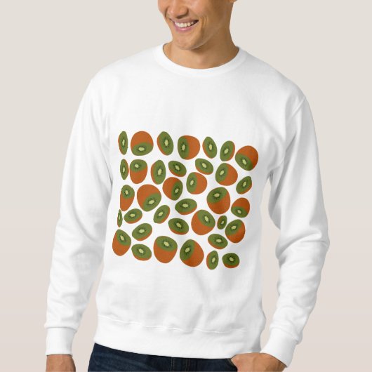 Sweatshirt Motif de Kiwifruit (Devant)