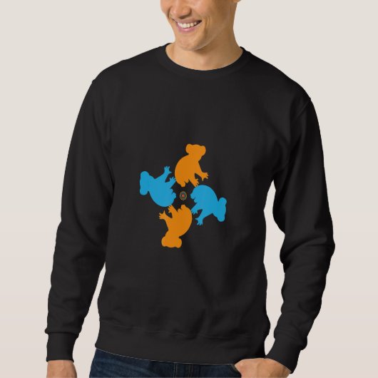 Sweatshirt Motif de mandala d'animal de koala (Devant)