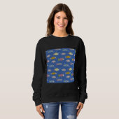Sweatshirt Motif de poissons (Devant entier)