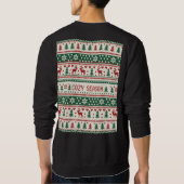 Sweatshirt Motif de pull de Noël Cozy Season (1) (Dos)