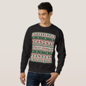 Sweatshirt Motif de pull de Noël Cozy Season (1) (Devant entier)