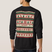 Sweatshirt Motif de pull de Noël Cozy Season (2) (Dos)