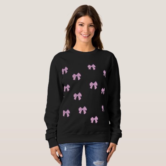 Sweatshirt Motif de rubans (Devant entier)