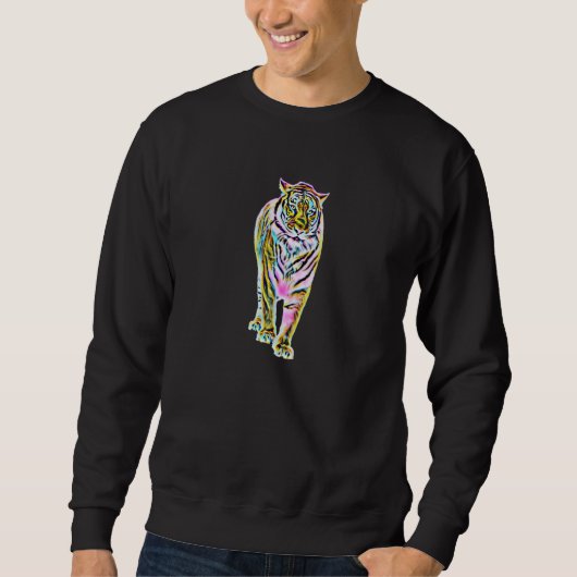 Sweatshirt Motif de tigre 3 (Devant)
