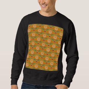 Sweatshirt Motif d'illustration traditionnel indien.