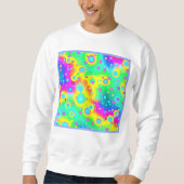 Sweatshirt Motif dynamique Neon Blaze (Devant)