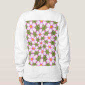 Sweatshirt Motif Fleurs Cosmos (Dos)