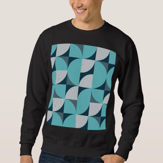 Sweatshirt Motif géométrique créatif (Devant)
