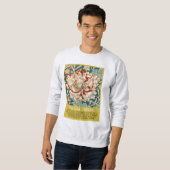 Sweatshirt Motif Honeysuckle - Design de William Morris (Devant entier)