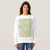 Sweatshirt Motif Roses Roses Fleurs (Devant entier)