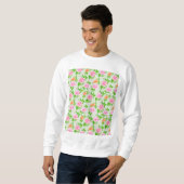 Sweatshirt Motif Roses Roses Fleurs (Devant entier)