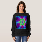 Sweatshirt Motif vif coloré (Devant entier)