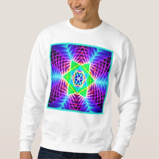 Sweatshirt Motif vif coloré (Devant)