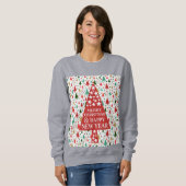 Sweatshirt Motifs de Noël - arbre de Noël (Devant entier)