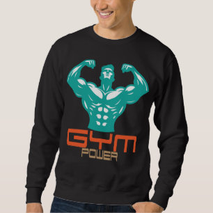 Sweatshirt Motivation de Fitness de Force de Gym Puissance En