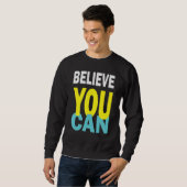 Sweatshirt Motivation des paroles 12 (Devant entier)