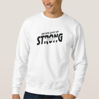 Sweatshirt Motivationnel Ne Jamais Abandonner Rest