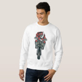 Sweatshirt Moto BMW Harley-Davidson (Devant entier)