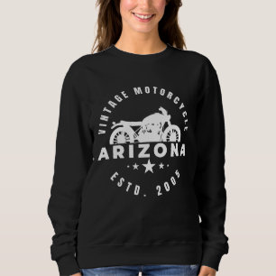 Sweatshirt Moto Vintage Arizona Établie 2005
