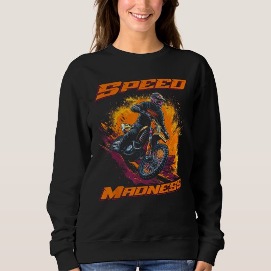 Sweatshirt Motocross 5 (Devant)