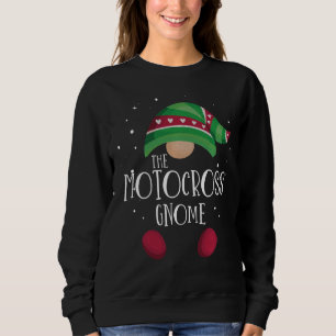 Sweatshirt Motocross Gnome Correspondance Noël Pjs Famille Pa