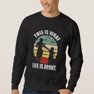 Sweatshirt Motocross père sonn Supercrosse Biker Motorsport