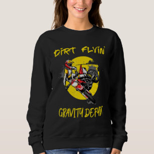 Sweatshirt Motocross salissage volée par gravité défyin moto 