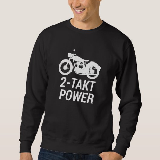 Sweatshirt Motocyclette motocyclette motocyclette 2 contre-co (Devant)