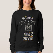 Sweatshirt Motocyclette S51 Ddr 2 Motocyclette S50 Moped Est  (Devant)