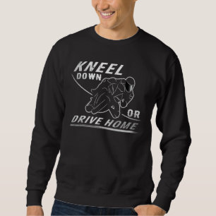 Sweatshirt Motocycliste Mens Motocycliste Knee Biker Low Bike