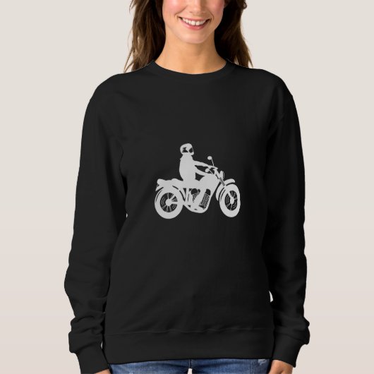Sweatshirt Motocycliste - Motorcycliste 1 (Devant)