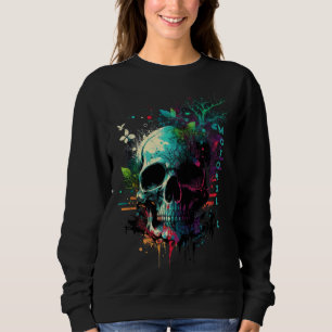 Sweatshirt Motoholic aquarelle