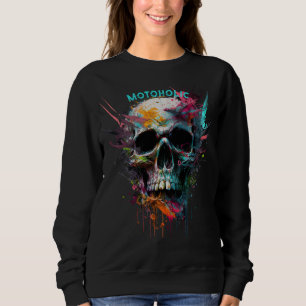 Sweatshirt Motoholic aquarelle