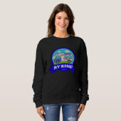 Sweatshirt Motorhome Camping Camper Caravan & RV King (Devant entier)
