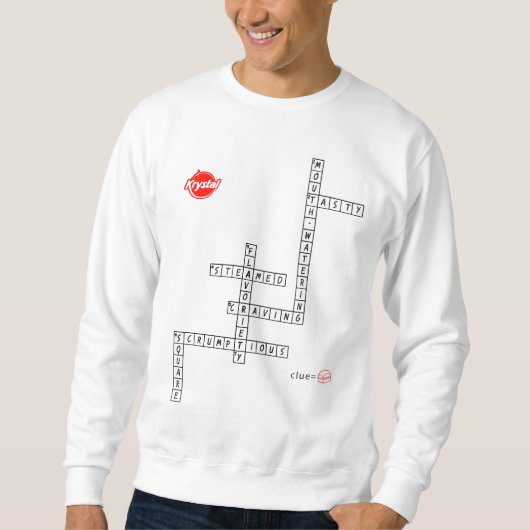 Sweatshirt Mots croisé de Krystal (Devant)