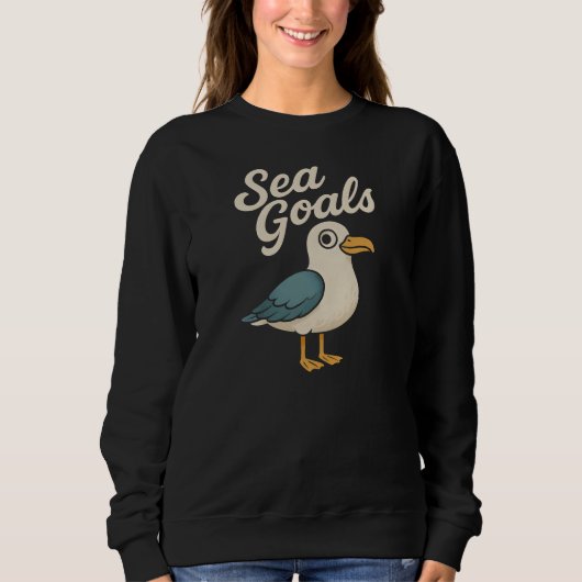 Sweatshirt mouette  (Devant)