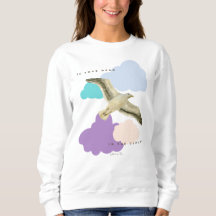 Mouette dans les Nuages