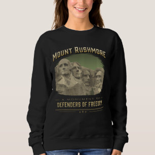 Sweatshirt Mount Rushmore Defenders of Freedom Dakota du Sud