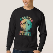 Sweatshirt Mountain and Forest Scene Silhouette  72 (Devant)