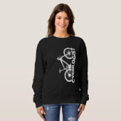Sweatshirt Mountain Biking Cycologist Vertical Graphic (Devant entier)