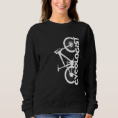 Sweatshirt Mountain Biking Cycologist Vertical Graphic (Devant)