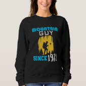 Sweatshirt Mountain guy since 1972 (Devant)