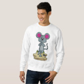 Sweatshirt Mouse at yoga (Devant entier)